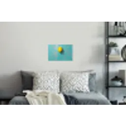 Ballon - Geel - Smiley Muursticker klein -slaapkamer