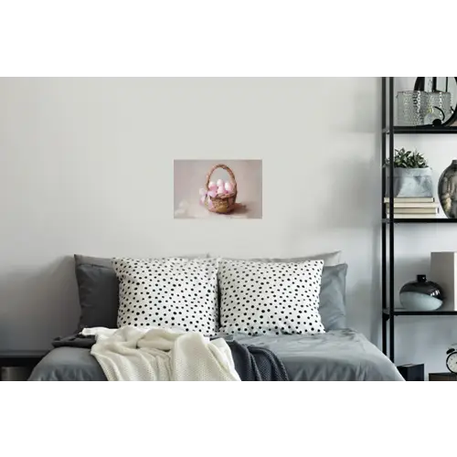 Mand - Eieren - Roze Muursticker klein -slaapkamer