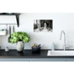 Bad - Bubbels - Zwart - Wit Muursticker klein -keuken