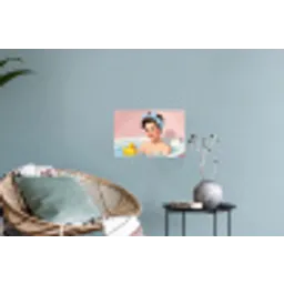 Badkamer - Eend - Blauw Muursticker klein -plant