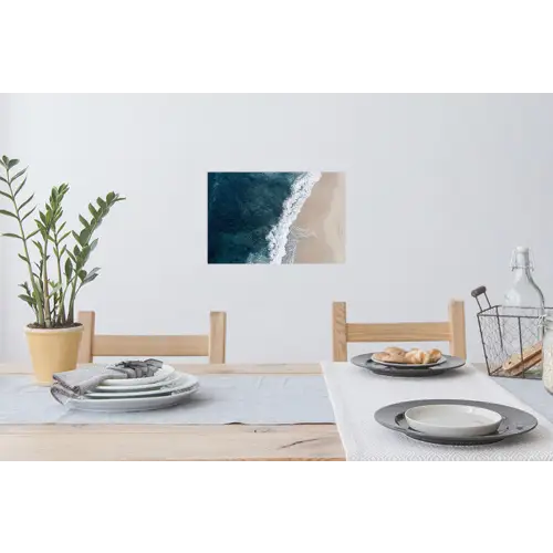Strand - Zee - Golven Muursticker klein -eettafel