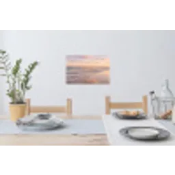 Strand - Branding - Wolken Muursticker klein -eettafel