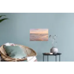 Strand - Branding - Wolken Muursticker klein -plant