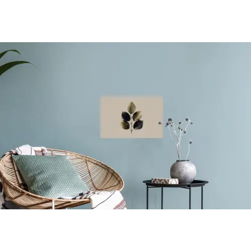 Beukenbladeren - Bruin - Groen - neutraal Muursticker klein -plant