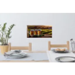 Bier - Hop - Landschap Muursticker klein -eettafel
