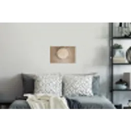 Vogel - Beige - Japandi Muursticker klein -slaapkamer