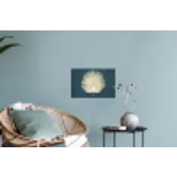 Vogel - Blauw - Vintage Muursticker klein -plant