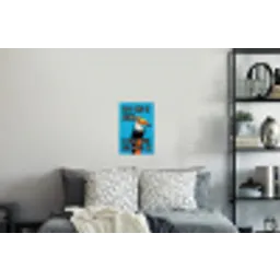 Vogel - Toekan - Blauw - Quotes Muursticker klein -slaapkamer