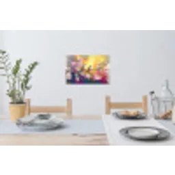 Vogels - Bloemen - Roze Muursticker klein -eettafel