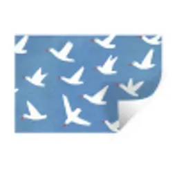 Vogels - Wit - Patroon Muursticker klein -3d