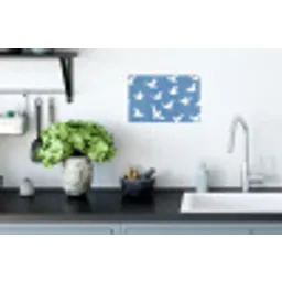 Vogels - Wit - Patroon Muursticker klein -keuken