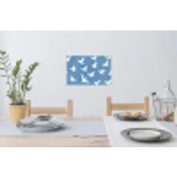 Vogels - Wit - Patroon Muursticker klein -eettafel