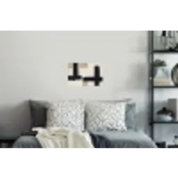 Zwart - Abstract - Japandi Muursticker klein -slaapkamer