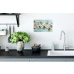 Bloesem - Bladeren - Lichtblauw Muursticker klein -keuken