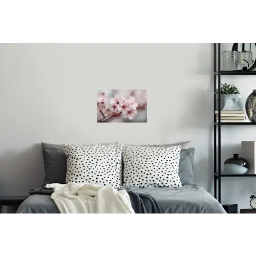 Bloesems - Meeldraden - Geel - Wazig Muursticker klein -slaapkamer