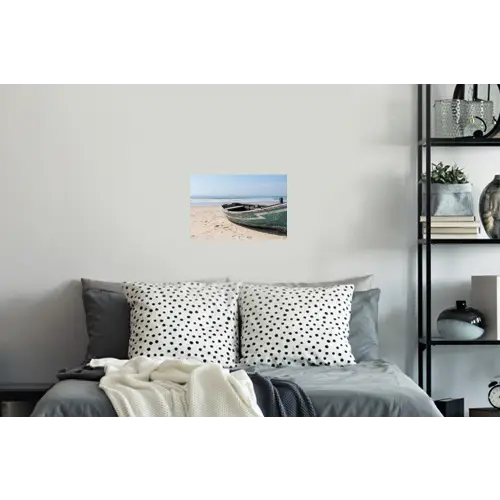 Boot - Zandstrand - Zee Muursticker klein -slaapkamer