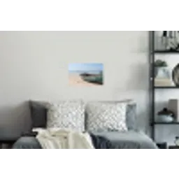 Boot - Zandstrand - Zee Muursticker klein -slaapkamer