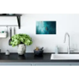 Bootje - Water - Blauw Muursticker klein -keuken
