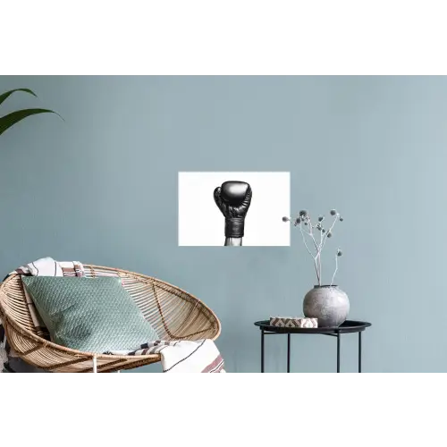 Bokshandschoen - Zwart - Hand Muursticker klein -plant