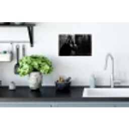 Bokshandschoenen - Muur - Duister - Zwart Muursticker klein -keuken