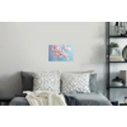Takken - Bloesems - Roze Muursticker klein -slaapkamer