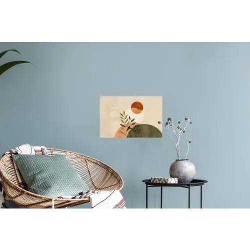 Takken - Vormen - Abstract Muursticker klein -plant