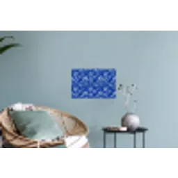 Bubbels - Patroon - Blauw Muursticker klein -plant