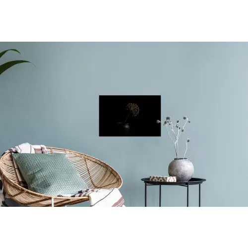Bol - Gedroogd - Vaas - Zwart Muursticker klein -plant