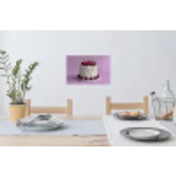 Taart - Kersen - Juwelen - Rood Muursticker klein -eettafel