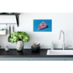 Taart - Edelstenen - Glitters - Roze Muursticker klein -keuken