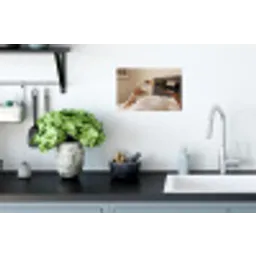 Champagne - Bed - Bubbels Muursticker klein -keuken