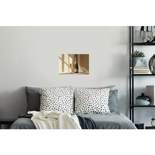 Champagne - Beige - Schaduw - Bubbels Muursticker klein -slaapkamer