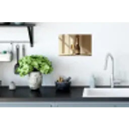 Champagne - Beige - Schaduw - Bubbels Muursticker klein -keuken