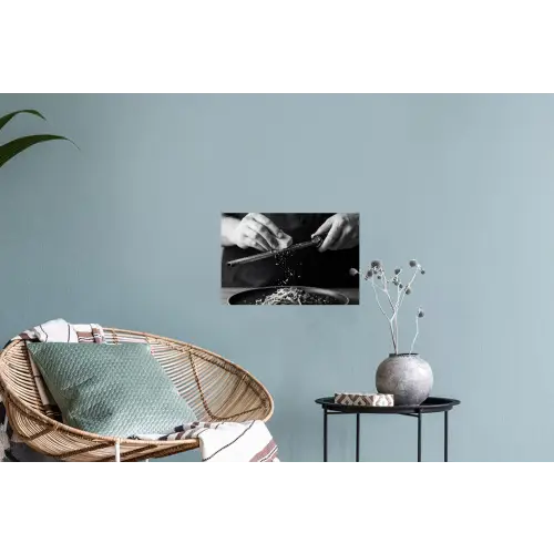 Kaas - Pasta - Rasp Muursticker klein -plant