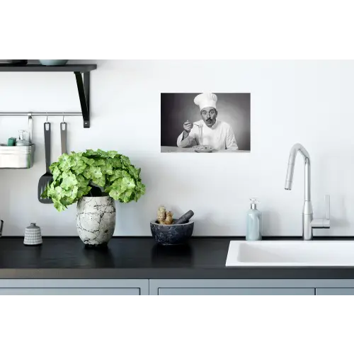 Chef - Spaghetti - Pasta Muursticker klein -keuken