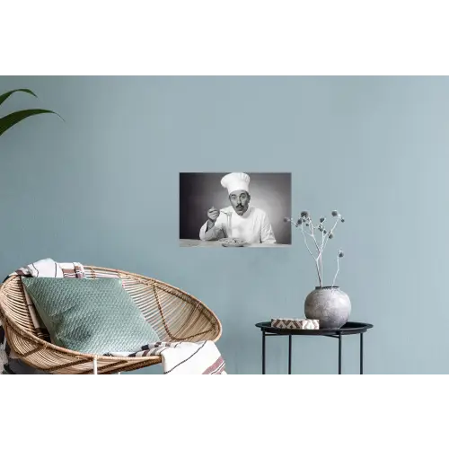 Chef - Spaghetti - Pasta Muursticker klein -plant