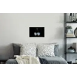 Kersen - Delfts blauw - Fruit Muursticker klein -slaapkamer