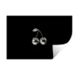 Kers - Luxueus - Metallic Muursticker klein -3d