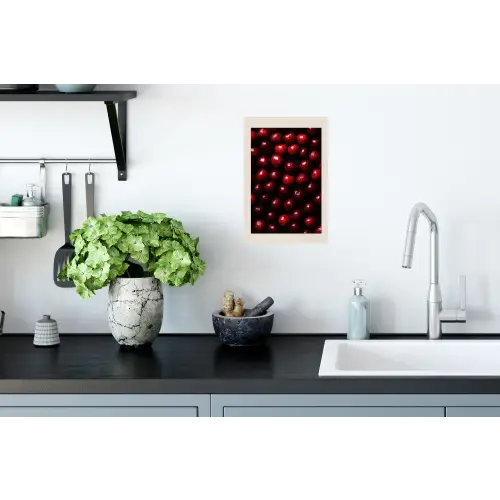 Kersen - Rood Muursticker klein -keuken