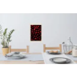 Kersen - Rood Muursticker klein -eettafel