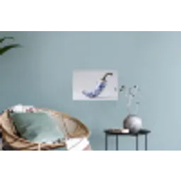 Chilipeper - Keramiek - Blauw Muursticker klein -plant