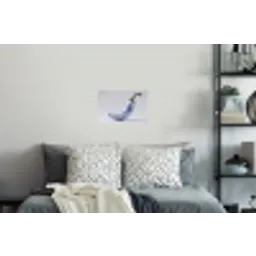 Chilipeper - Keramiek - Blauw Muursticker klein -slaapkamer