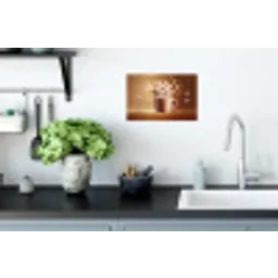 Chocomelk - Drinken - Warm - Bruin Muursticker klein -keuken