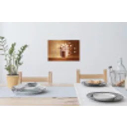 Chocomelk - Drinken - Warm - Bruin Muursticker klein -eettafel