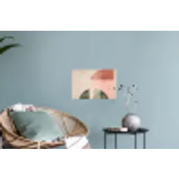 Cirkel - Abstract - Roze Muursticker klein -plant