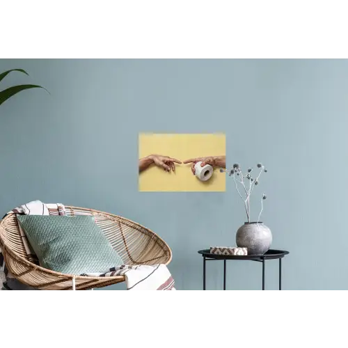 Klassiek - Kunst - Humor Muursticker klein -plant