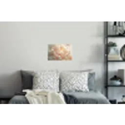 Close up - Pioenroos - Lichtroze Muursticker klein -slaapkamer
