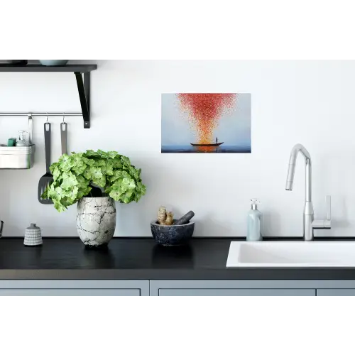 Wolk - Confetti - Boot - Wateroppervlakte Muursticker klein -keuken