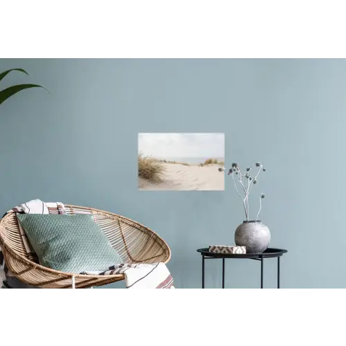 Wolken - Duinlandschap - Zand Muursticker klein -plant