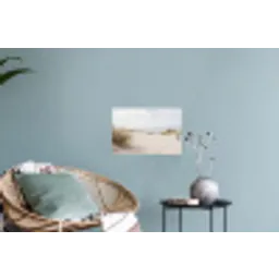Wolken - Duinlandschap - Zand Muursticker klein -plant